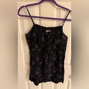 Juicy Couture Black Floral Top
